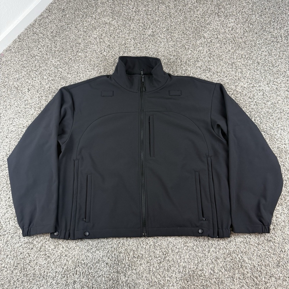 Blauer Jacket Mens XXL Black Softshell Police Duty Tactical 4660 Fleece Lined